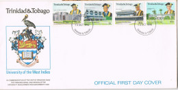 55710. Carta F.D.C. TRINIDAD Y TOBAGO  1990. University Of The West Indies - Trinidad En Tobago (1962-...)