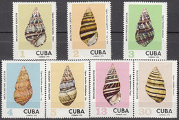 CUBA 1973, SEA SHELLS, COMPLETE MNH SERIES With GOOD QUALITY, *** - Nuovi