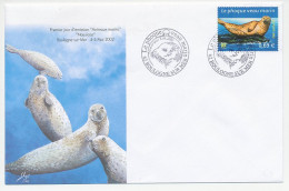 Cover / Postmark France 2002 Seal - Sea Lion - Altri & Non Classificati