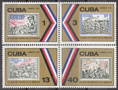 CUBA 1974, 15th ANNIVERSARY Of The REVOLUTION, COMPLETE MNH SERIES With GOOD QUALITY, *** - Nuovi