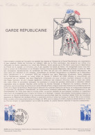 1980 FRANCE Document De La Poste Garde Républicaine N° 2115 - Documenten Van De Post