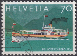 1978 Schweiz LEMANEX (Schiffe) ⵙ Zum: W57, Mi: 1126 DS Lötschberg,Brienzersee - Used Stamps