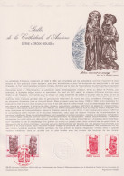 1980 FRANCE Document De La Poste Stalles De La Cathédrale D'Amiens N° 2116 2117 - Documenten Van De Post