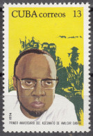 CUBA 1974, AMILCAR CABRAL, COMPLETE MNH SERIES With GOOD QUALITY, *** - Nuovi