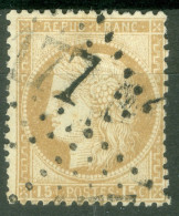 55 Ob TB  GC 177 Givonne Ardennes Rempl Alsace Lorraine - 1871-1875 Cérès