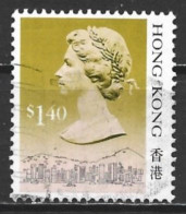 Hong Kong 1988. Scott #532 (U) Queen Elizabeth II And Waterfront - Usados