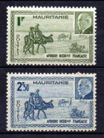 Mauritanie - 1941 -  Pétain  - N° 123/124 - Neufs ** - MNH - Ongebruikt