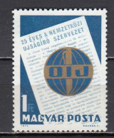 Hungary 1971 - 25 Years Of The International Journalists Association, Mi-nr. 2693, MNH** - Neufs