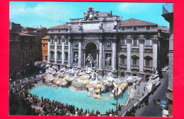 ITALIA - Lazio - ROMA - Fontana Di Trevi - Cartolina Viaggiata Nel 1968 - Fontana Di Trevi