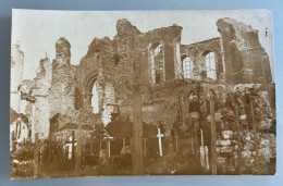 Ww1 LANGEMARK LANGEMARCK Poelkapelle  église Ruines Kerk   1ère Guerre Mondiale 1914 1918 FELPOST - Zonnebeke