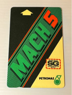 MINT Malaysia Telekom UNIPHONEKAD GPT Phonecard, Petronas MACH5 1991, Set Of 1 Mint Card - Maleisië