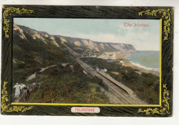P23. Vintage Postcard. The Warren, Folkestone. Kent - Flintshire