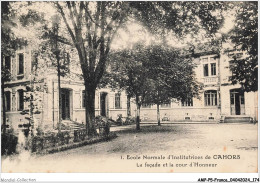 AMPP5-0538-46 - CAHORS - école Normale D'institutrice - La Facade Et La Cour D'honneur  - Cahors