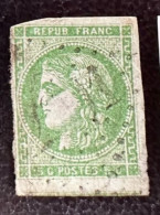 France 1870    Y Et T  42B  O      Report II - 1870 Bordeaux Printing