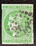 France 1870    Y Et T  42B  O      Report II - 1870 Bordeaux Printing