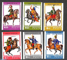 Hungary 1978 Uniforms 6v Imperforated, Mint NH, Nature - Various - Horses - Uniforms - Nuevos