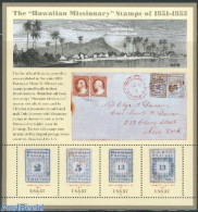 United States Of America 2002 Hawaiian Missionary Stamps S/s, Mint NH, Stamps On Stamps - Nuovi