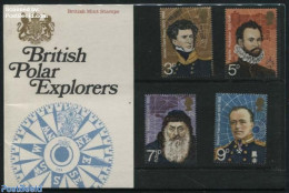 Great Britain 1972 Polar Explorers,  Presentation Pack, Mint NH, History - Ungebraucht