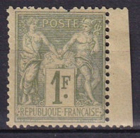 FRANCE - 1 F. Sage Type II Neuf - 1876-1898 Sage (Type II)