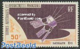 French Antarctic Territory 1966 D1 Satellite 1v, Unused (hinged), Transport - Various - Space Exploration - Joint Issues - Nuevos