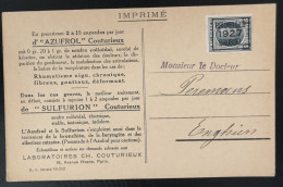 Belgique 1927 - Carte Postale Préoblitérée De Bruxelles Vers Enghien (177) - Typografisch 1922-31 (Houyoux)