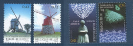 Belgique, België, **, Yv 3085, 3086, 3087, 3088, Mi 3141, 3142, 3143, 3144, SG 3720, 3721, 3722, 3723, - Unused Stamps