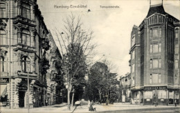 CPA Hamburg Eimsbüttel, Tornquisistraße, Dresdner Bank, Tabakwarenhandlung - Altri & Non Classificati