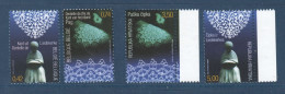 Belgique, België, **, Yv 3087, 3088, Mi 3143, 3144, SG 3722, 3723, + Croatie, Dentelle, - Unused Stamps