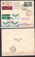 SWITZERLAND STAMPS. 1938 EXPRESS REG. COVER - Covers & Documents