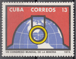 CUBA 1974, 8th INTERNATIONAL MINING CONGRESS, COMPLETE MNH SERIES With GOOD QUALITY, *** - Nuovi