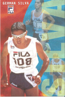 ATHLETISME - COURSE A PIED - PUB FILA - PHOTO DU MEXICAIN GERMAN SILVA - 2 FOIS VAINQUEUR DU MARATHON DE NEW YORK 94 95 - Athletics