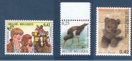 Belgique, België, **, Yv 3089, 3089A, 3090, Mi 3140, 3145, 3146, SG 3724, 3698, 3725, - Unused Stamps