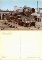 Stralsund Dampflokomotive Im Ostseebezirk, Lok BR 03.0 Ölhauptfeuerung    1985 - Stralsund