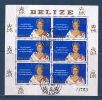 Belize - YT Bloc N° - Oblitéré Et Plié - Anniversaire De Queen Elizabeth - 1980 - Belize (1973-...)