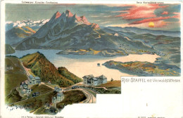 Rigi Staffel - Litho - Verlag Schlumpf - Otros & Sin Clasificación