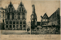 Ypres - La Boucherie Avant Et Apres Le Bombardement - Ieper