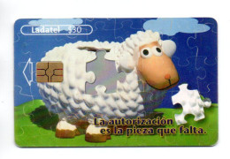 Puzzle Mouton  Télécarte Mexique Phonecard  ( A 283) - Mexique