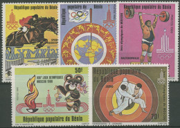 Benin 1980 Olympische Sommerspiele Moskau 225/29 Postfrisch - Benin – Dahomey (1960-...)