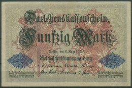 Dt. Reich 50 Mark 1914, Ro 50 B Leicht Gebraucht (K844) - 50 Mark