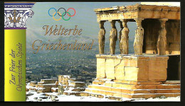 ONU Nations Unies Carnet Patrimoine Mondial Welterbe Vienne 2004 Grece - Neufs