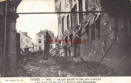 CPA YPRES - GUERRE 1914-18 - RUINES DE LA HALLE DES DRAPIERS - Ieper