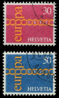 SCHWEIZ 1971 Nr 947-948 Gestempelt X02C8D6 - Used Stamps