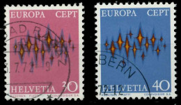 SCHWEIZ 1972 Nr 969-970 Gestempelt X0403CA - Usados