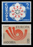 ANDORRA SPANISCHE POST 1970-1979 Nr 84-85 Postfrisch SAC2CF6 - Ungebraucht