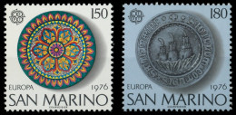 SAN MARINO 1976 Nr 1119-1120 Postfrisch SAC700A - Unused Stamps