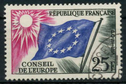 FRANKREICH DIENSTMARKEN EUROPARAT Nr 4 Gestempelt X05B206 - Used