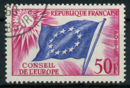 FRANKREICH DIENSTMARKEN EUROPARAT Nr 6 Gestempelt X05B22E - Used