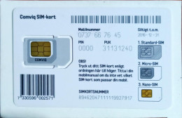 Comviq Gsm Original Chip Sim Card - Collections