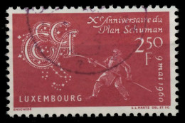 LUXEMBURG 1960 Nr 620 Gestempelt X0712A6 - Oblitérés