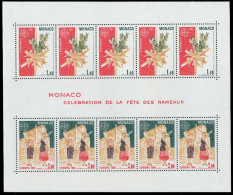 MONACO Block 17 Postfrisch SAFA70A - Blocks & Sheetlets